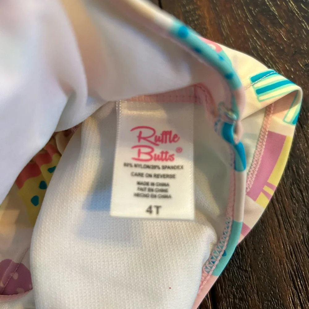 Kids' Ice Cream Social Two-Piece Swimsuit- 4T - Picture 9 of 9